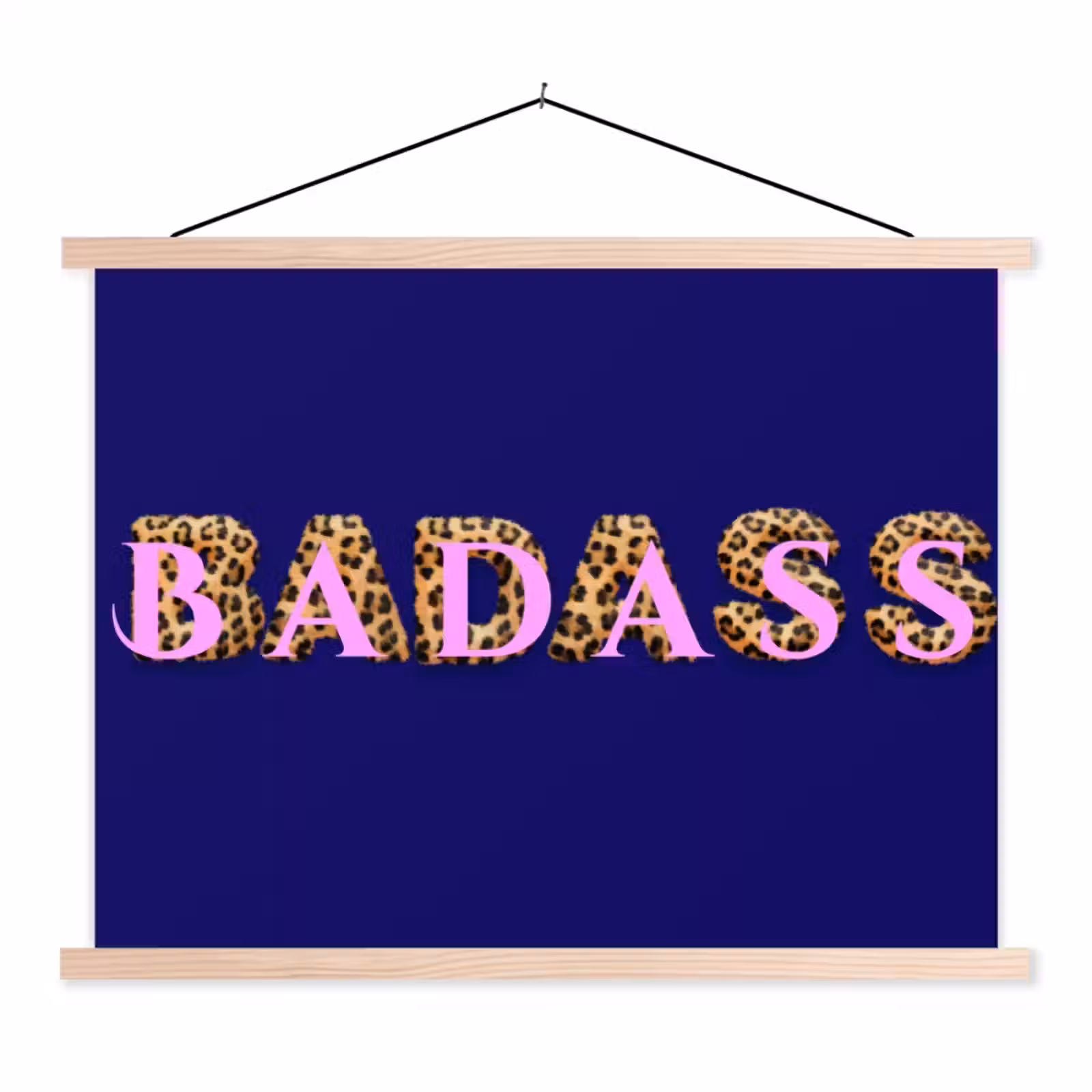Schoolplaat - Badass - Panterpint - Schaduw - Roze — 1