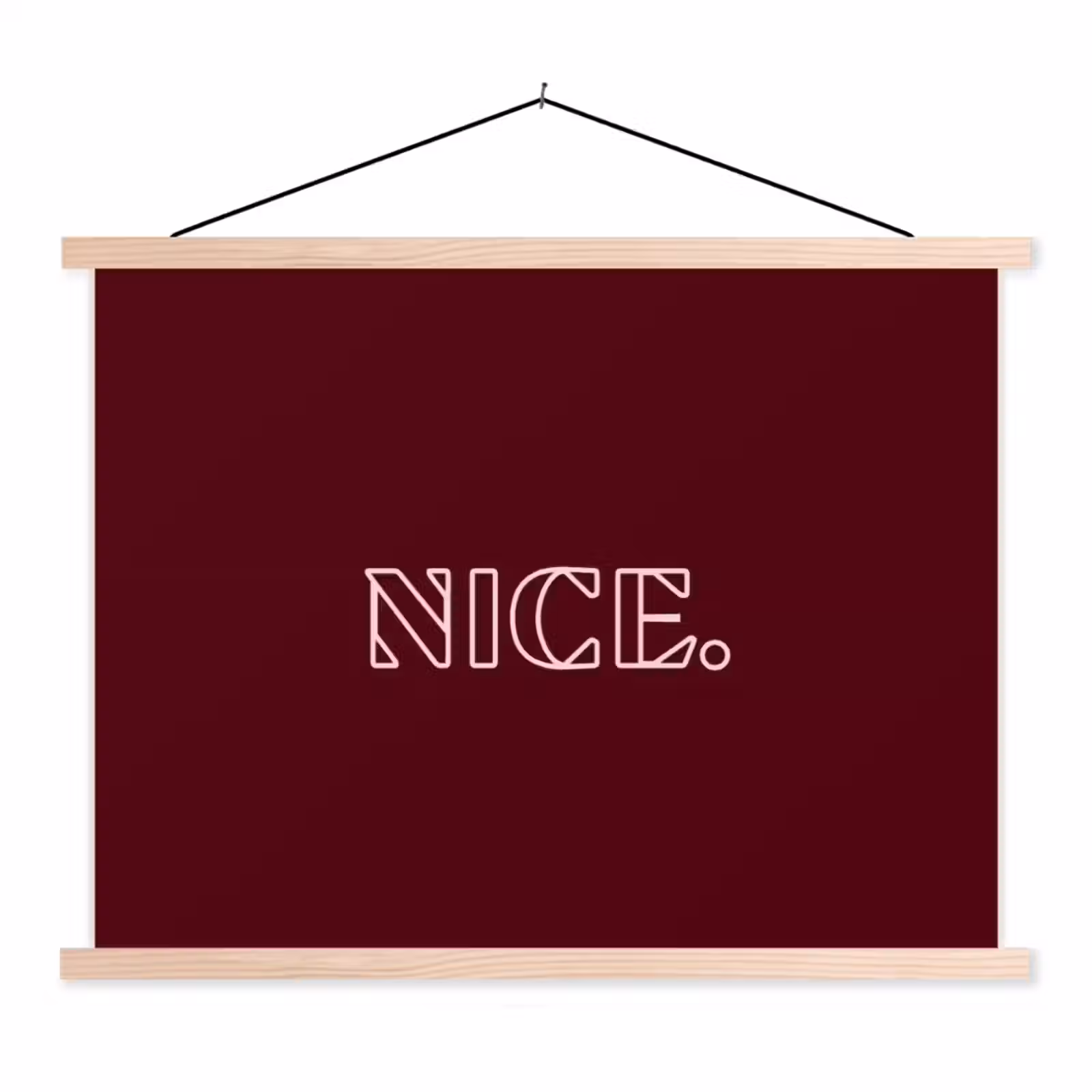 Schoolplaat - Bordeaux - Nice - minimalistisch — 1