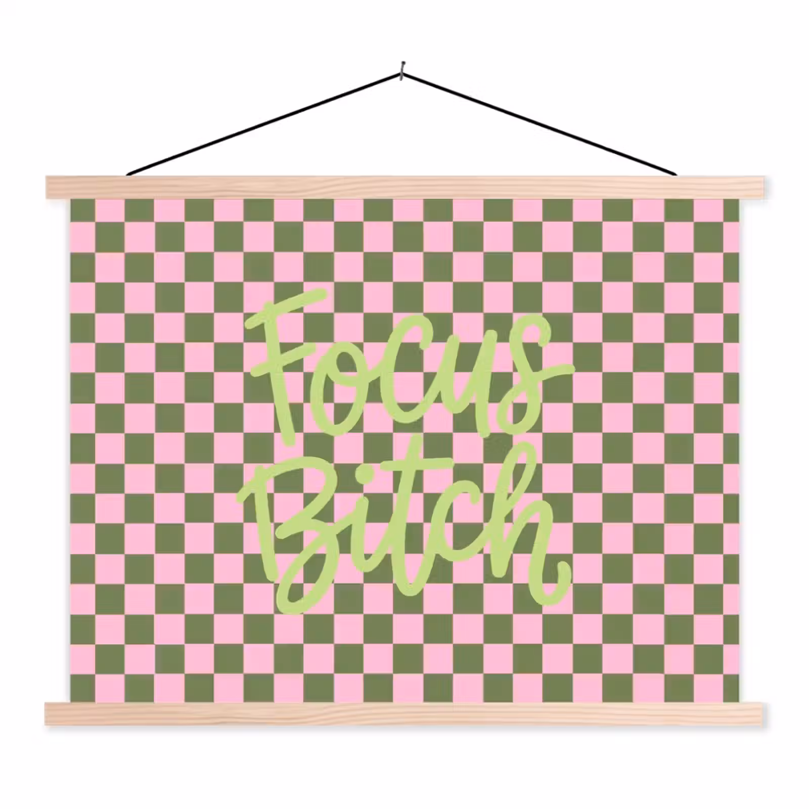 Schoolplaat - Focus - Vakken - Roze — 1