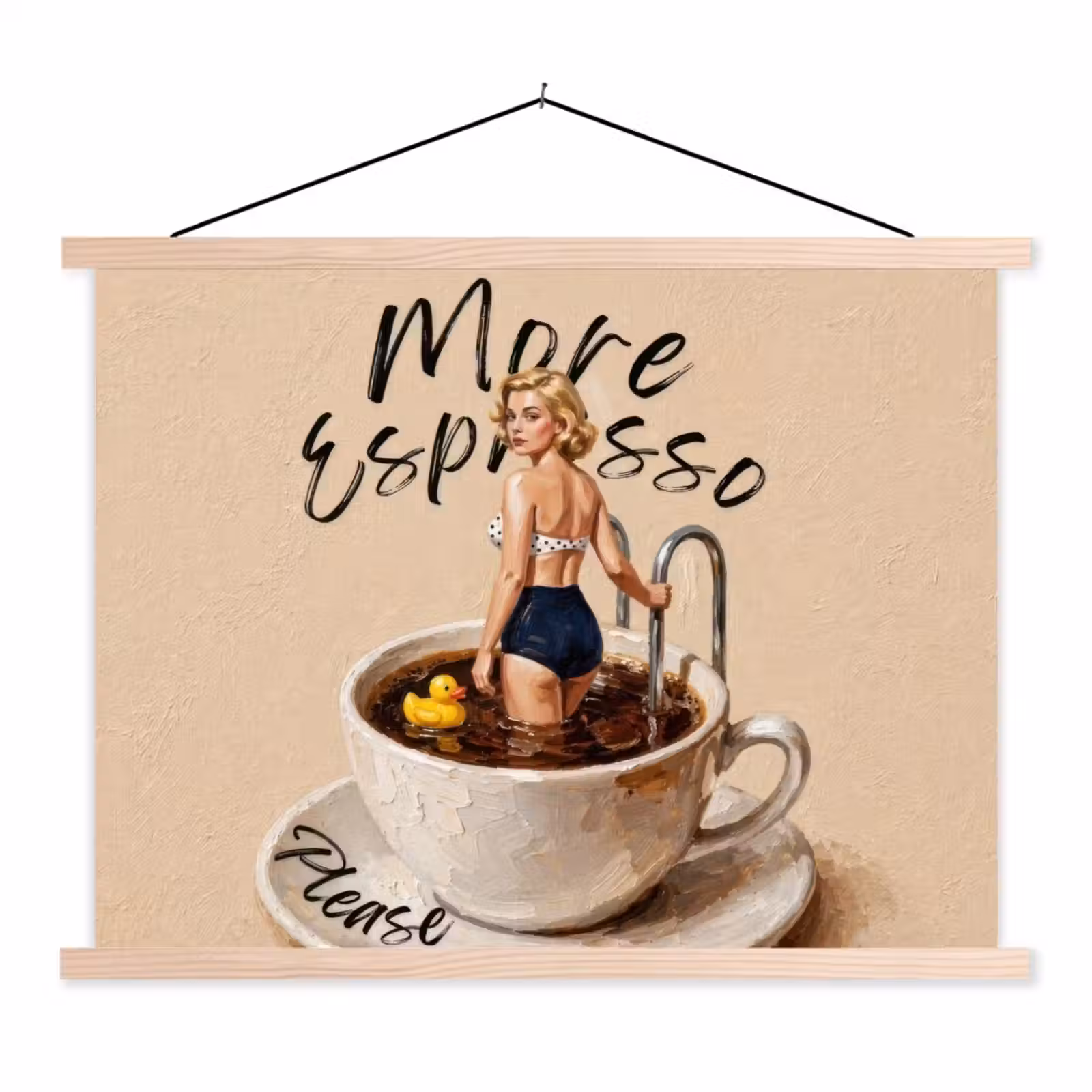 Schoolplaat - More espresso - Koffie - Eend — 1