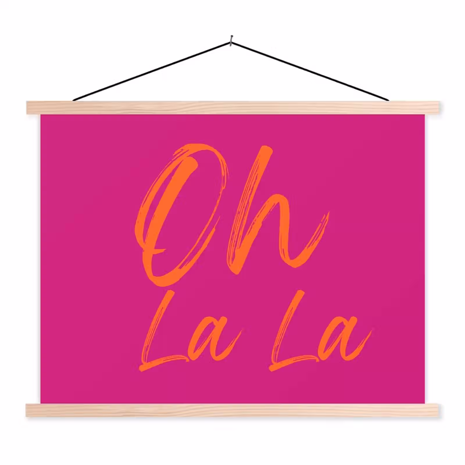 Schoolplaat - Oh la la - Oranje - Roze — 1