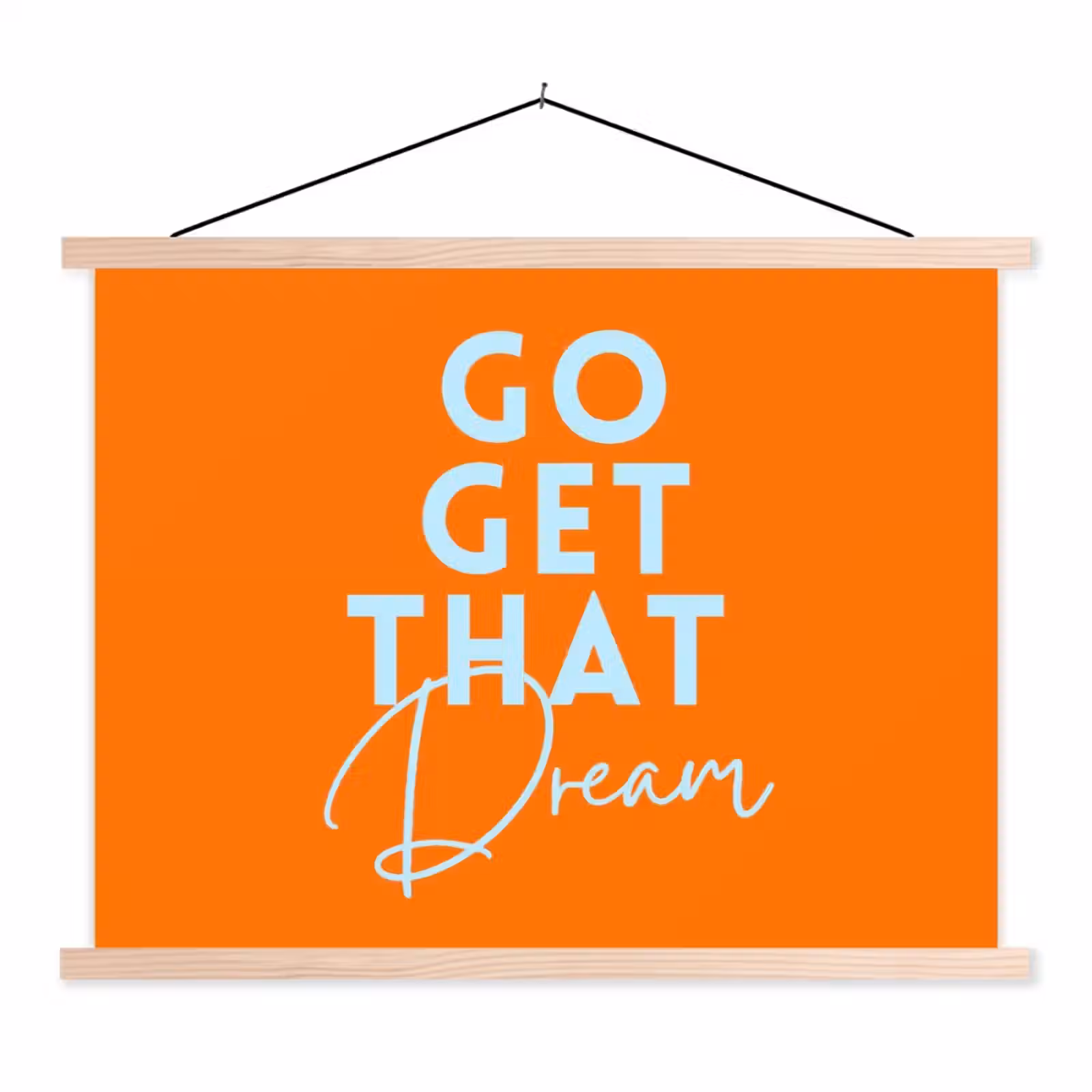 Schoolplaat - Oranje - Blauw - Go get that dream — 1