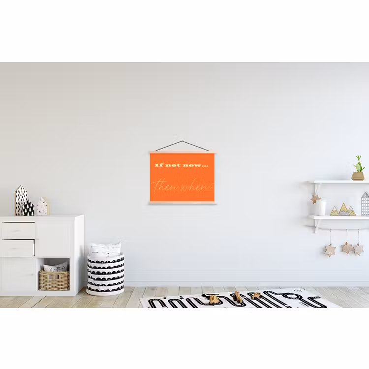 Schoolplaat - If not now then when - Oranje - Geel - Levendig — 3