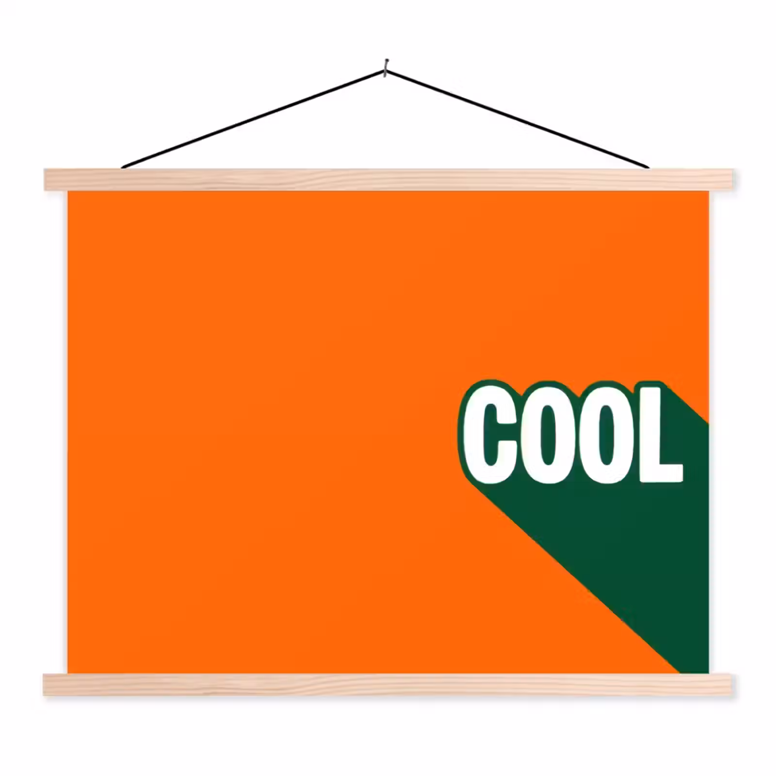 Schoolplaat - Cool - Oranje - Groen — 1