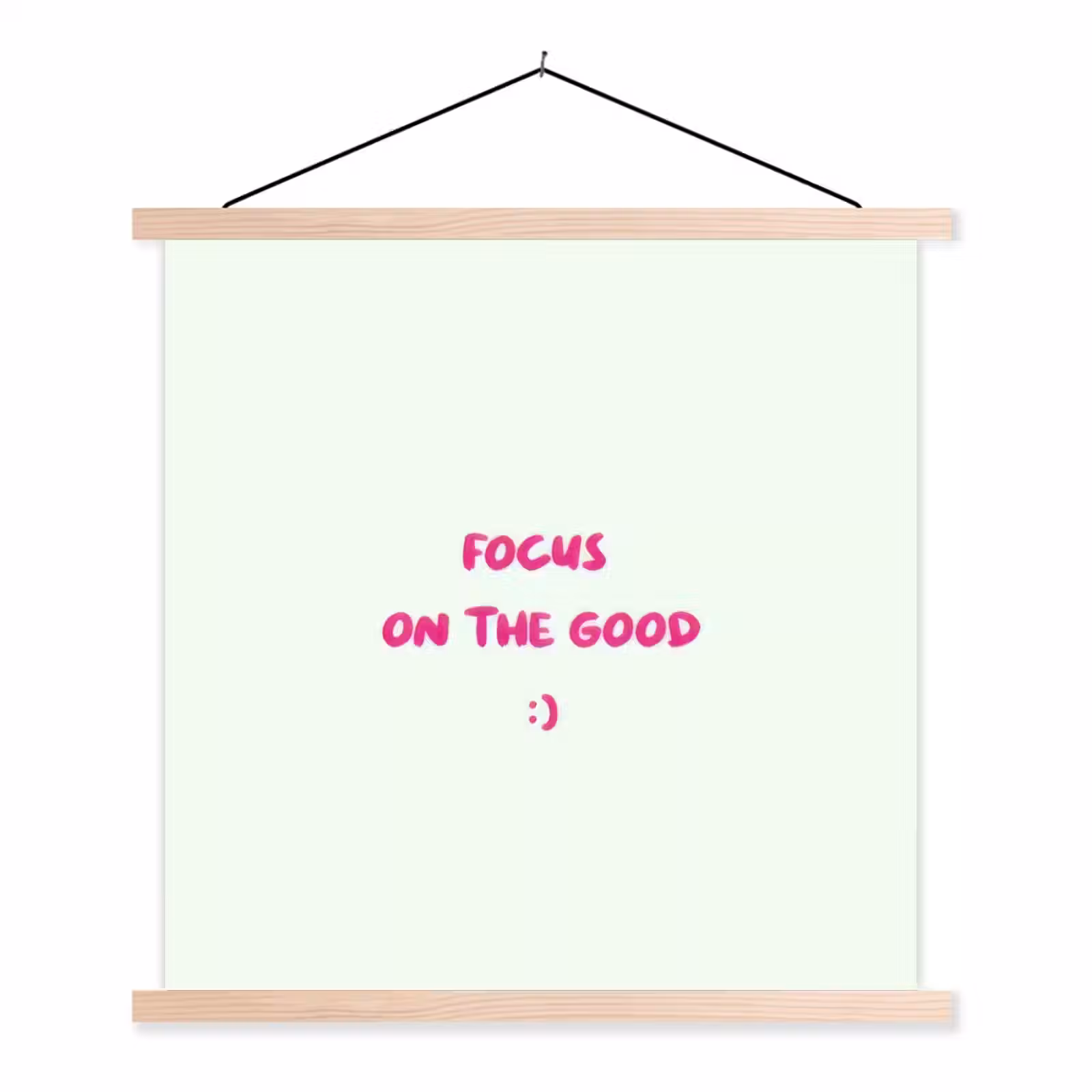 Schoolplaat - Focus - Beige - Roze - Smiley — 1
