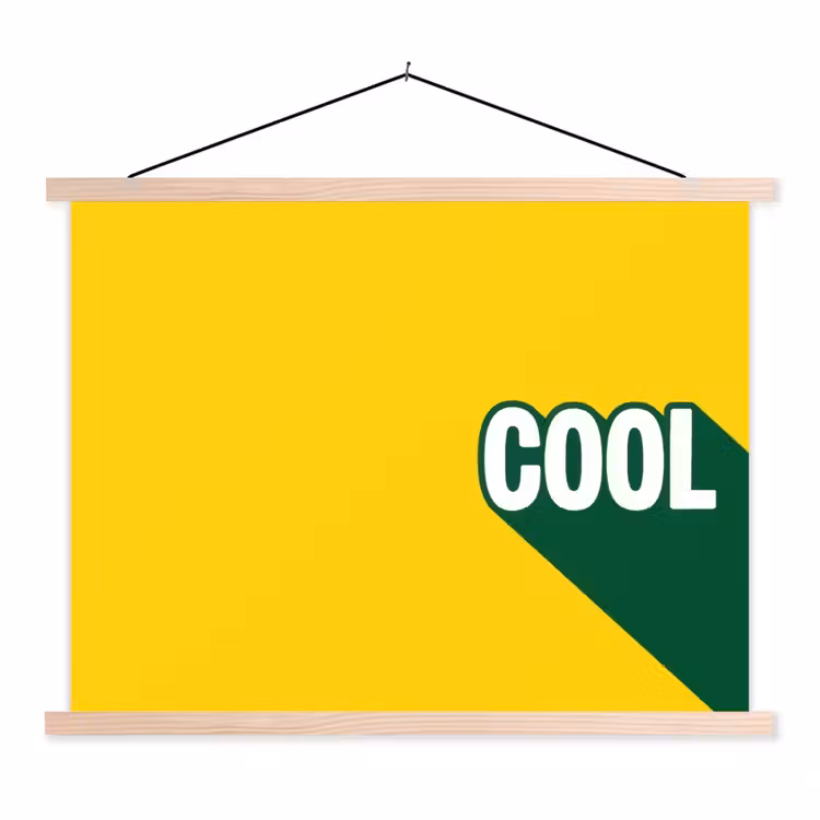 Schoolplaat - Cool - Geel - Groen — 1