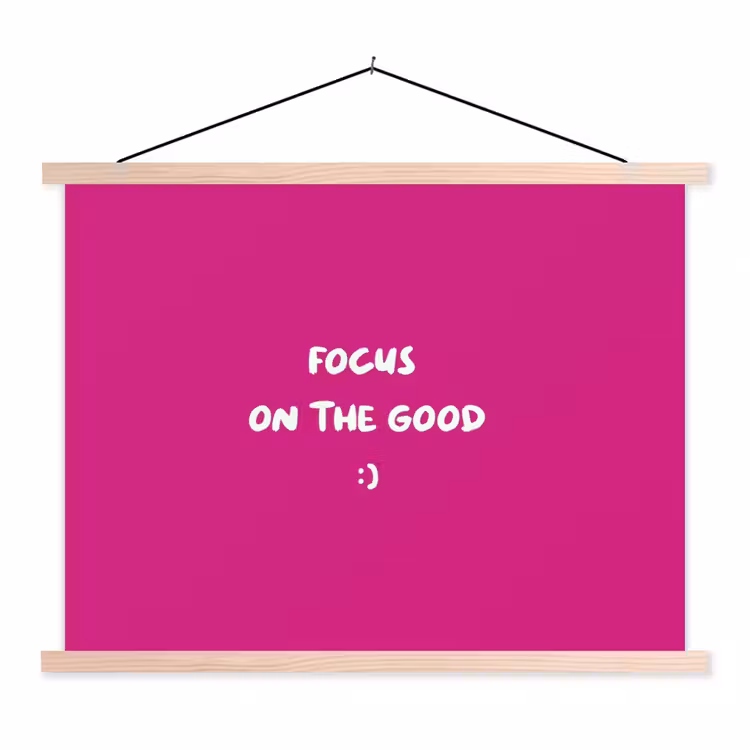 Schoolplaat - Focus - Smiley - Roze — 1