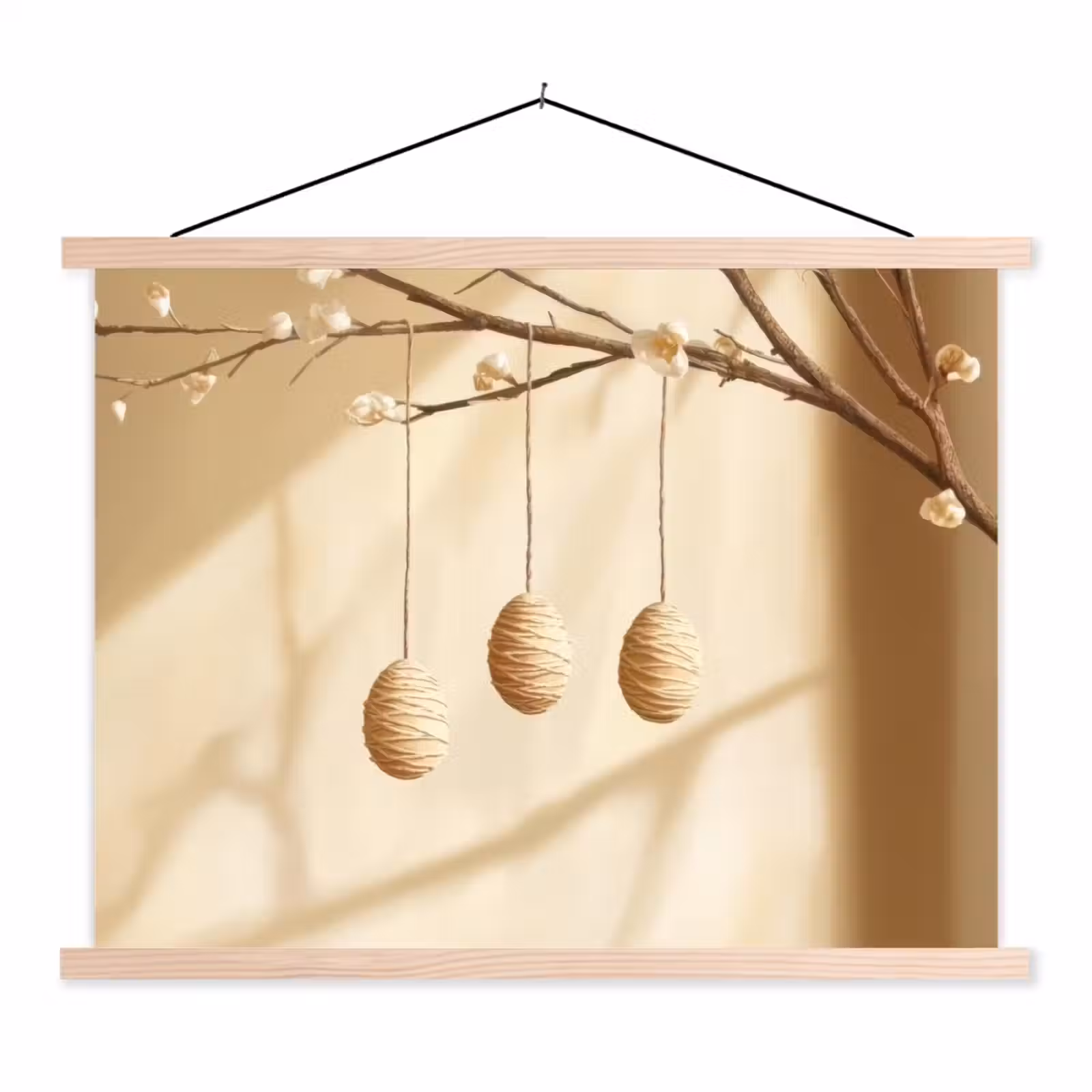 Schoolplaat - Beige - Paastak - Eieren — 1
