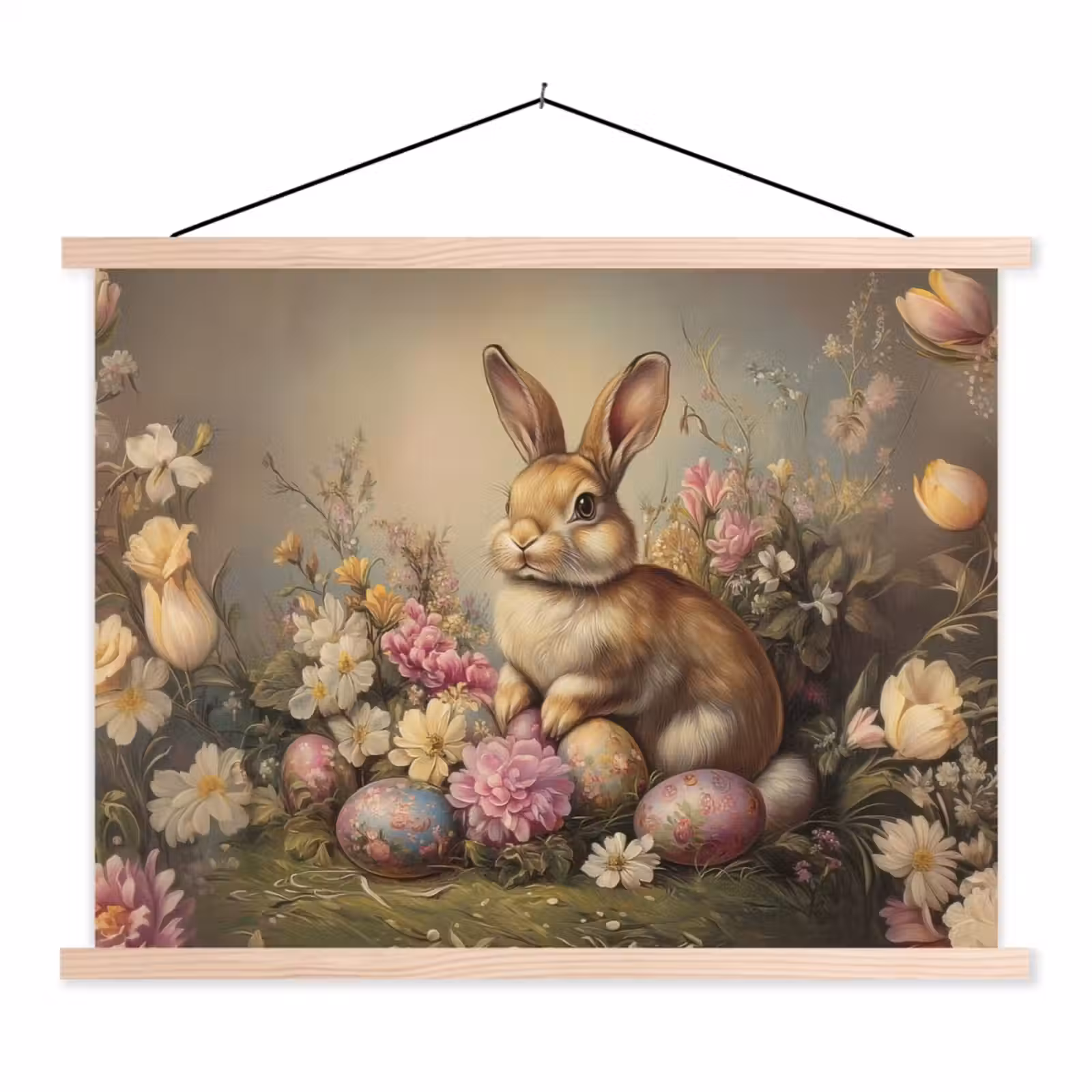 Schoolplaat - Haas - Stilleven - Bloemen — 1