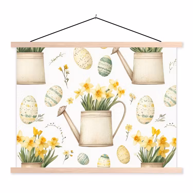 Schoolplaat - Gieter - Bloemen - Eieren — 1
