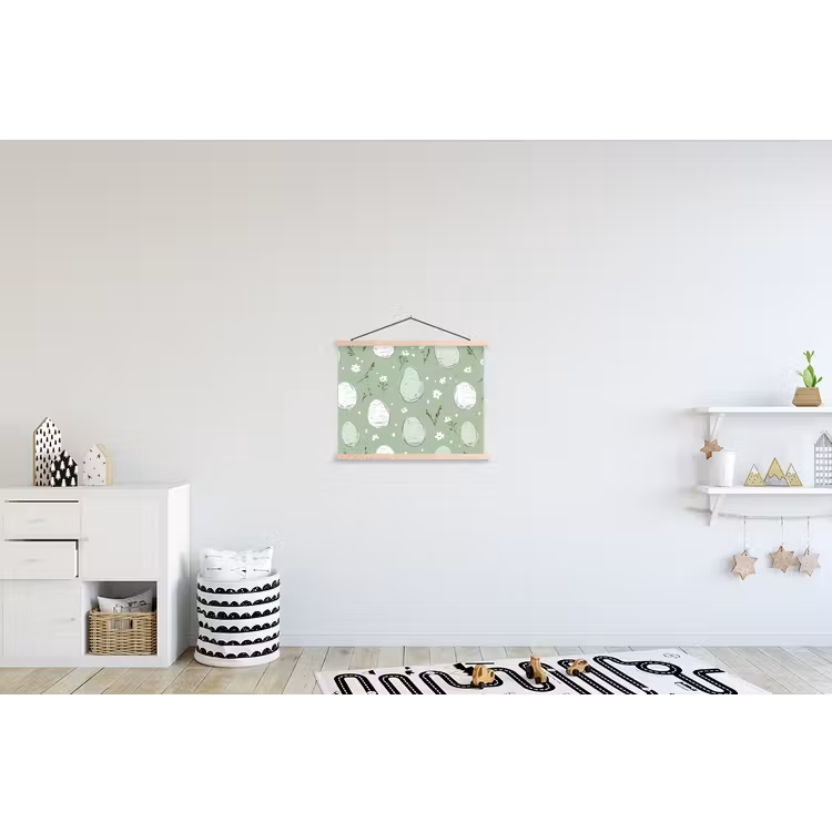 Schoolplaat - Groen - Eieren - Patroon — 3