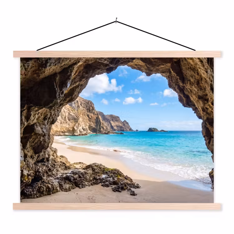 Schoolplaat - Grot - Strand - Zee - Blauw — 1