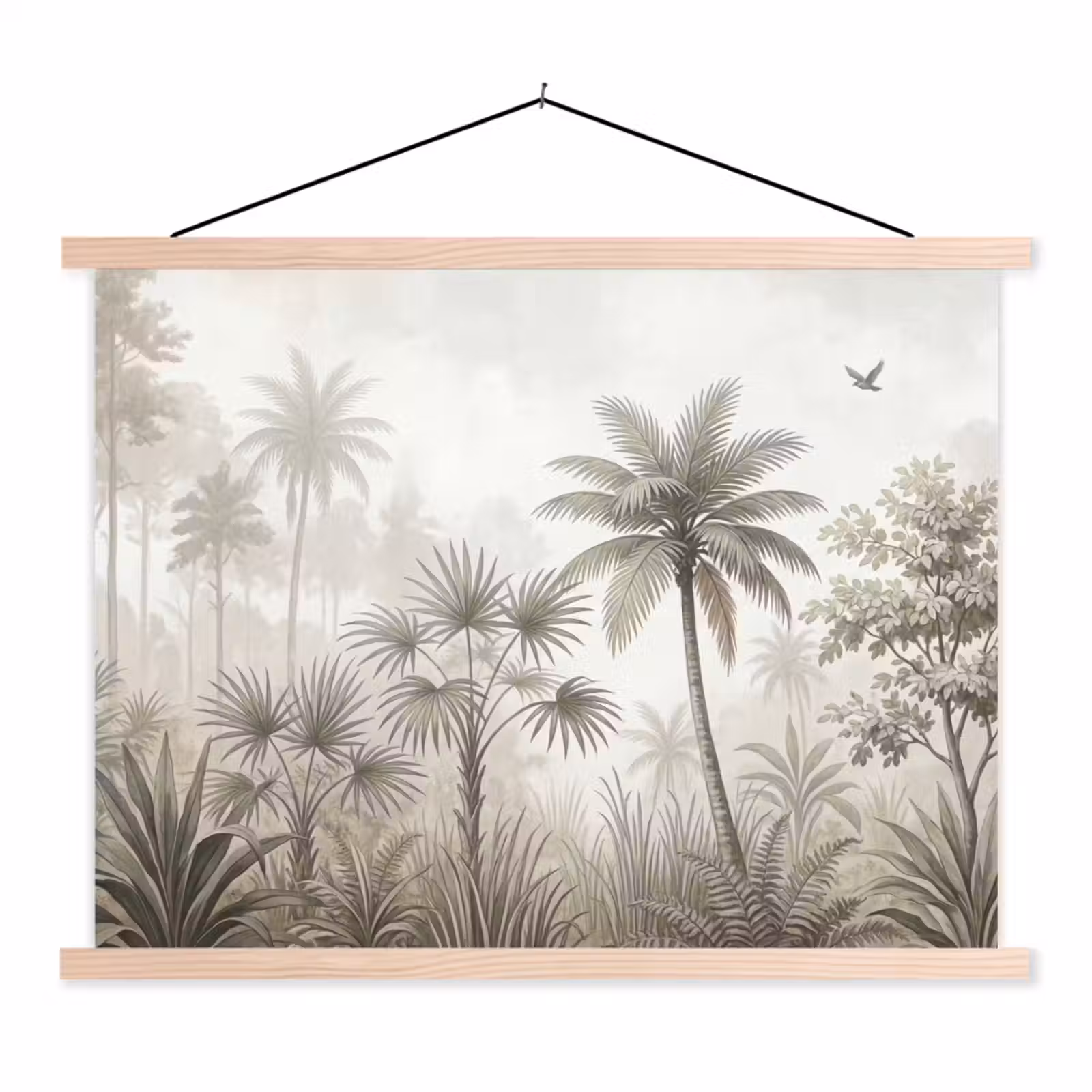 Schoolplaat - Jungle - Palmbomen - Natuur — 1