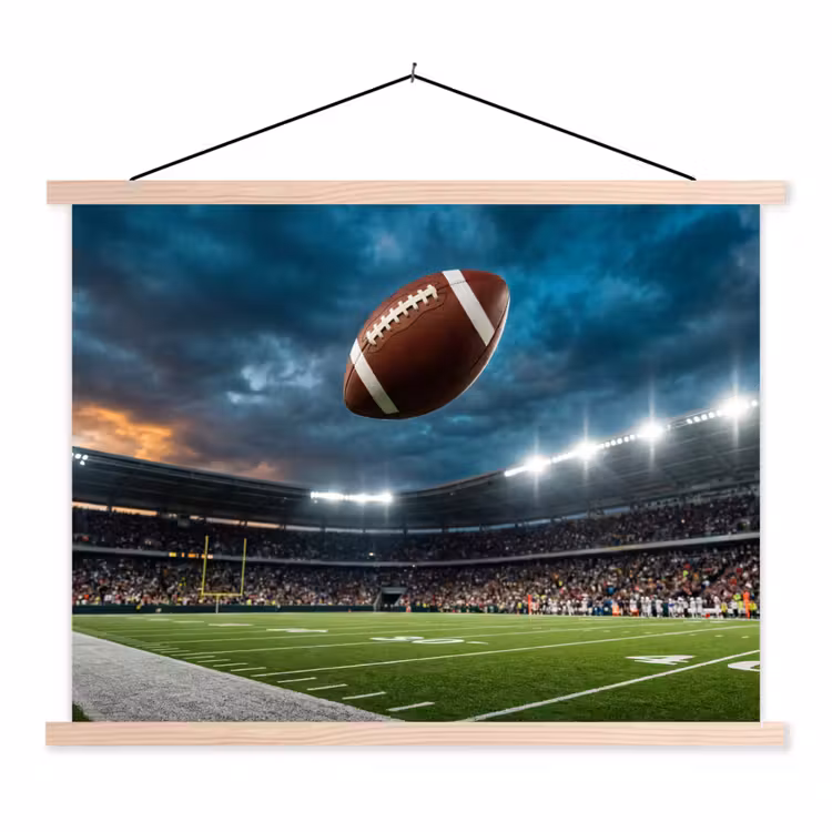 Schoolplaat - Football - Bal - Stadion - Sport — 1