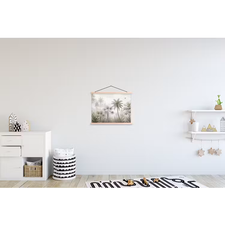 Schoolplaat - Jungle - Palmbomen - Natuur — 3