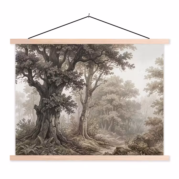 Schoolplaat - Natuur - Bos - Eik — 1