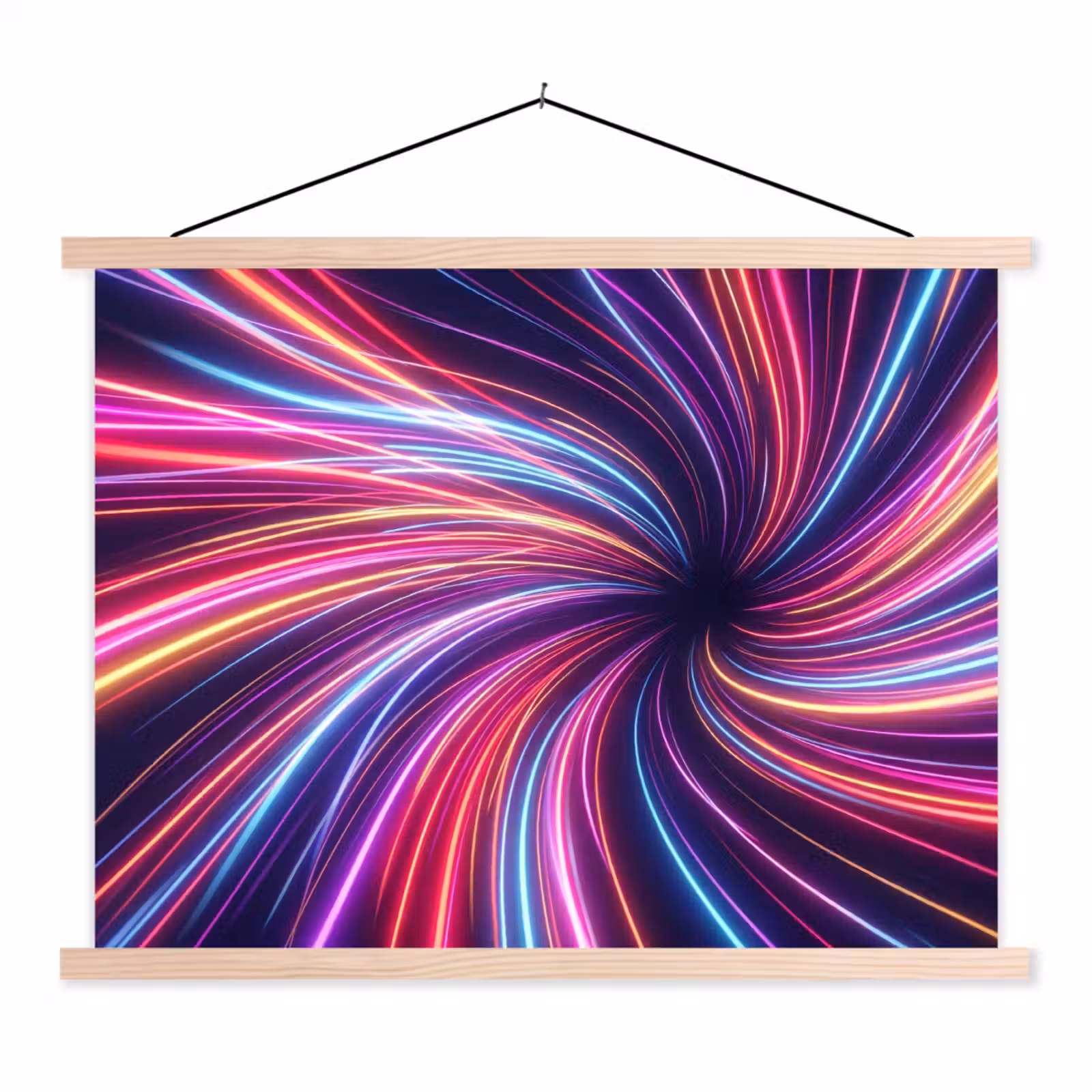 Schoolplaat - Abstract - Swirl - Futuristic - Neon — 1