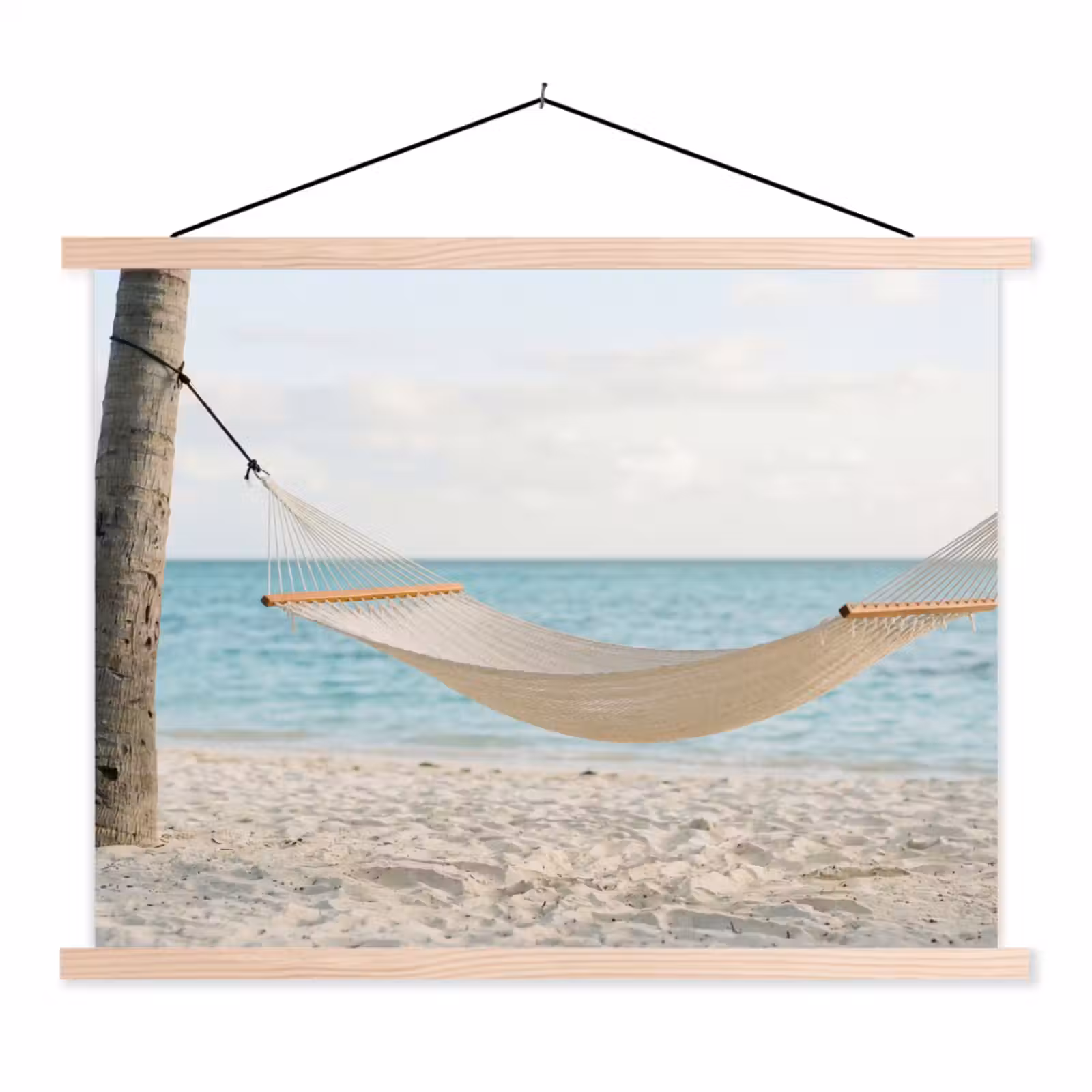 Schoolplaat - Hangmat - Strand - Wit — 1