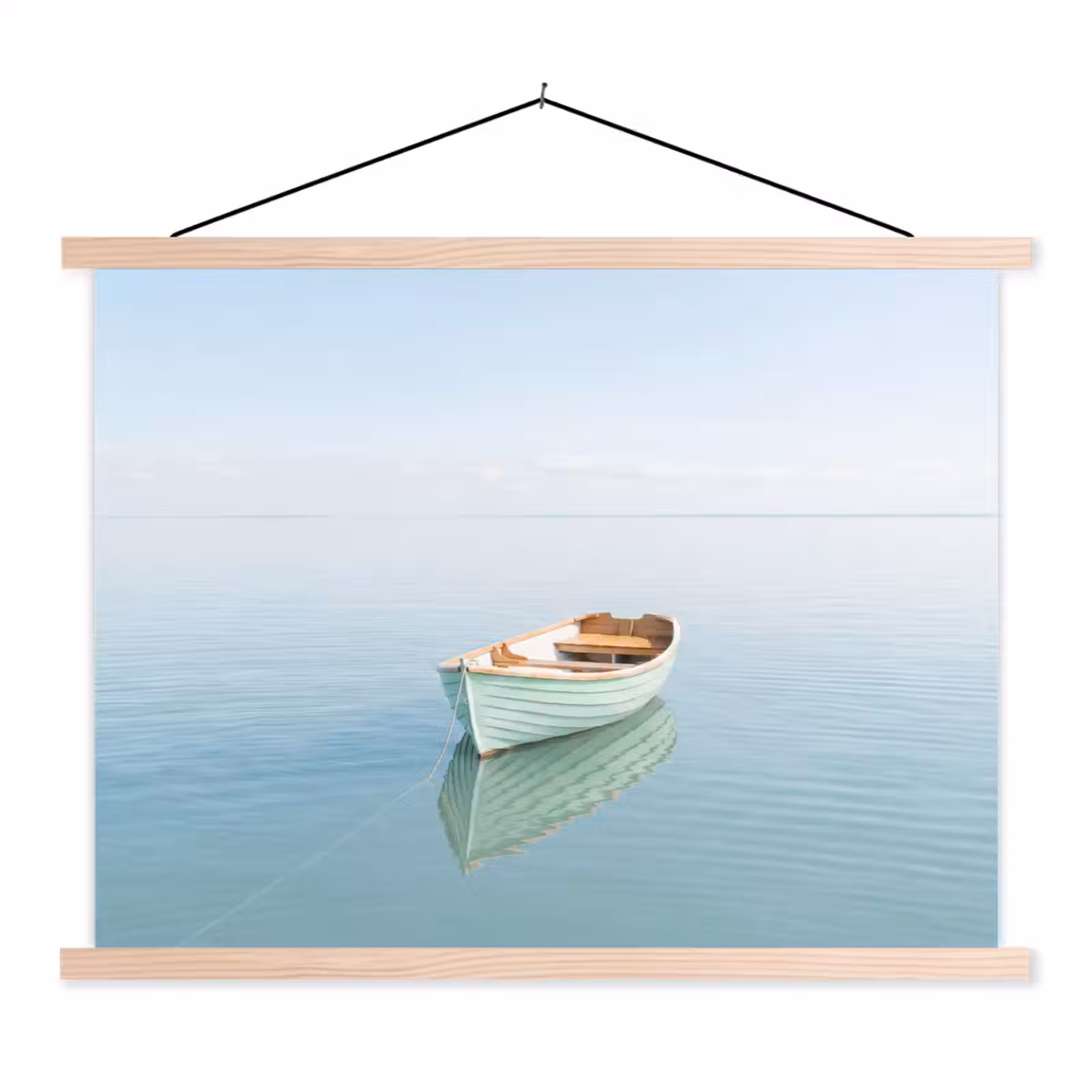 Schoolplaat - Minimalistisch - Boot - Zee — 1