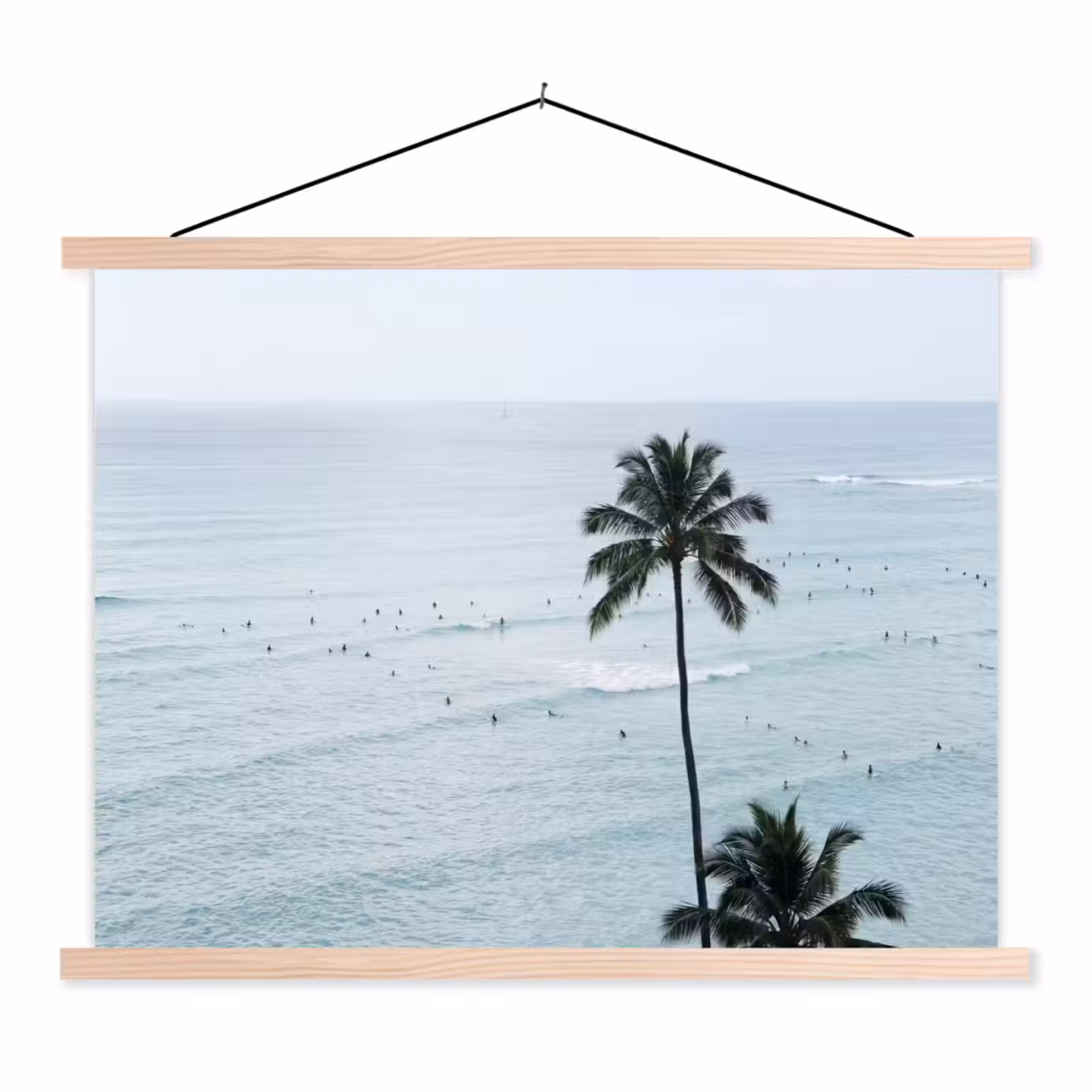 Schoolplaat - Oceaan - Palmbomen - Surfers — 1