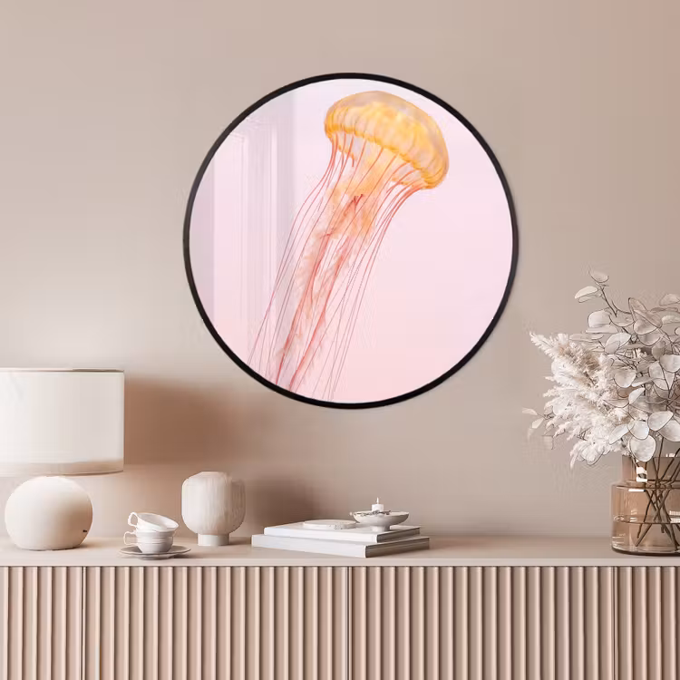 Ronde fotolijst - Sierlijk - Kwal - Roze — 4