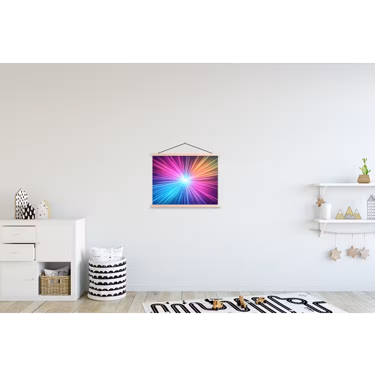 Schoolplaat - Abstract - Light - Burst - Modern - Colorful — 3