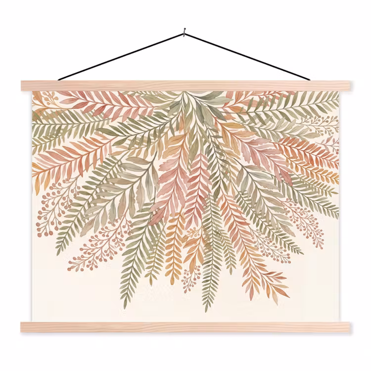 Schoolplaat - Botanisch - Aquarel - Kleurrijk — 1