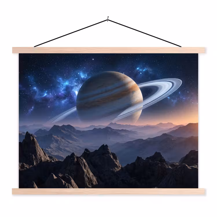 Schoolplaat - Fantasy - Kosmos - Landschap — 1