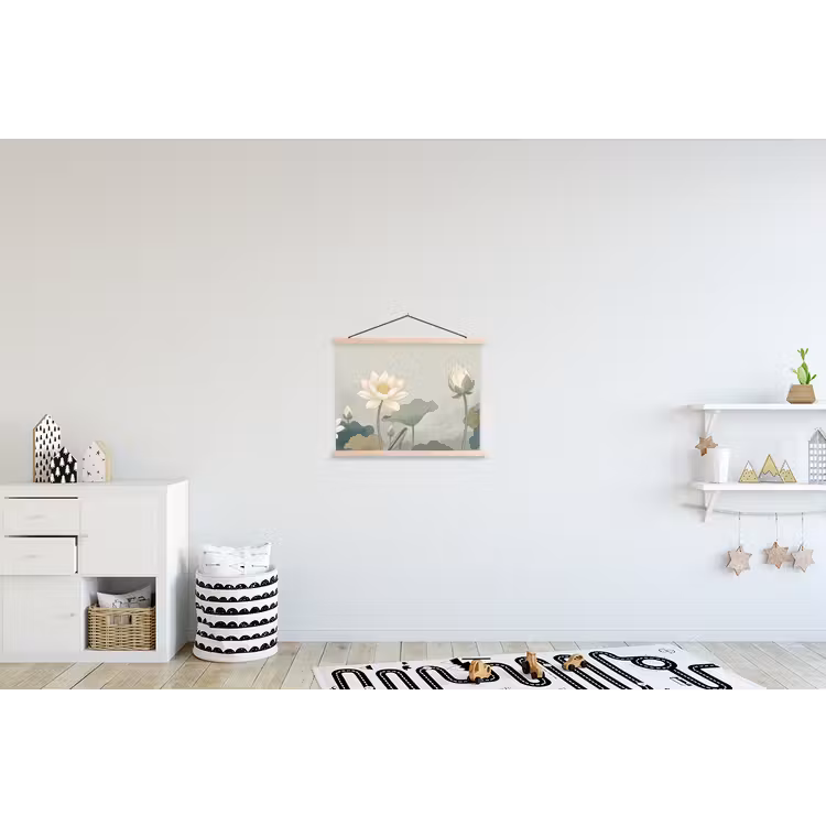 Schoolplaat - Lotus - Bloemen - Groen — 3
