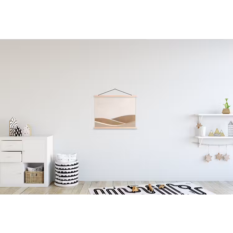 Schoolplaat - Abstract - Golven - Modern - Beige — 3