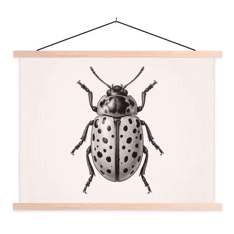 Schoolplaat - Kever - Insect - Vintage — 1