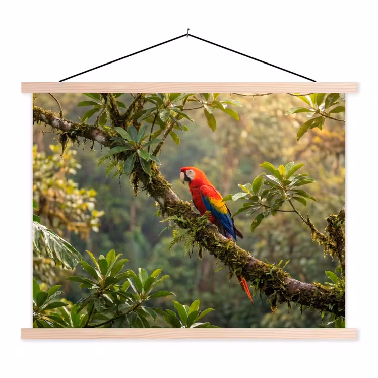 Schoolplaat - Ara - Jungle - Rood — 1