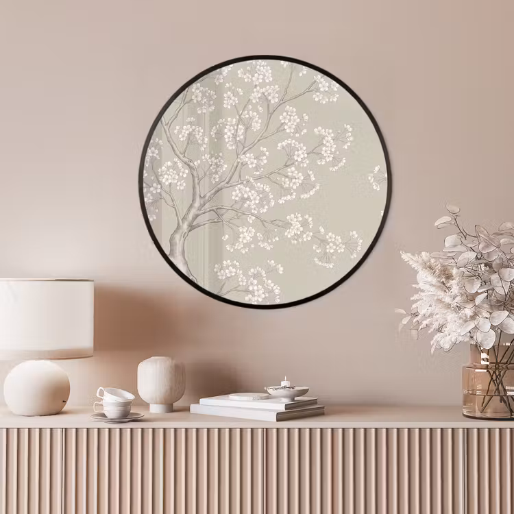 Ronde fotolijst - Sereen - Bloesem - Wit — 4