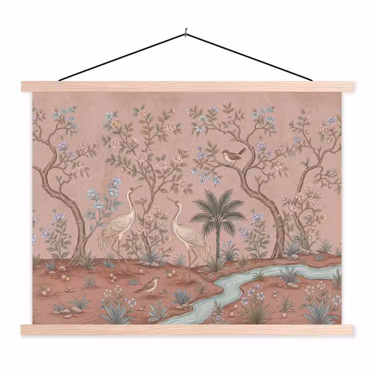 Schoolplaat - Nostalgisch - Reigers - Roze — 1
