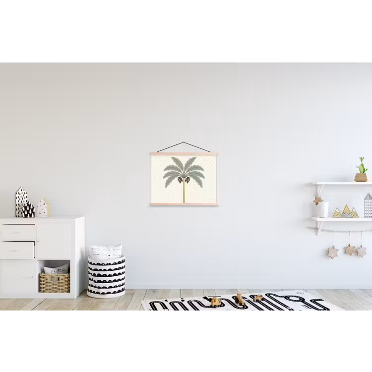 Schoolplaat - Boom - Bladeren - Groen - Decoratief - Beige — 3