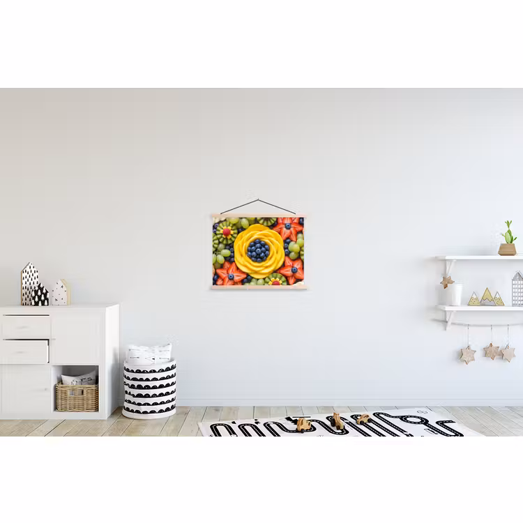 Schoolplaat - Fruit - Arrangement - Gezond - Kleurrijk - Eten — 3