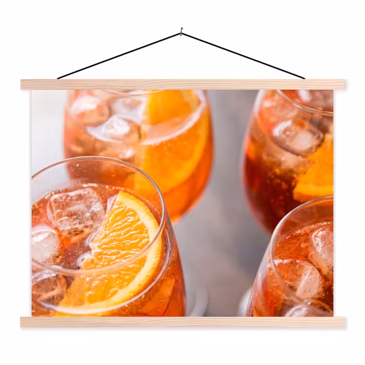 Schoolplaat - Drank - Sinaasappel - IJs - Zomer - Oranje — 1