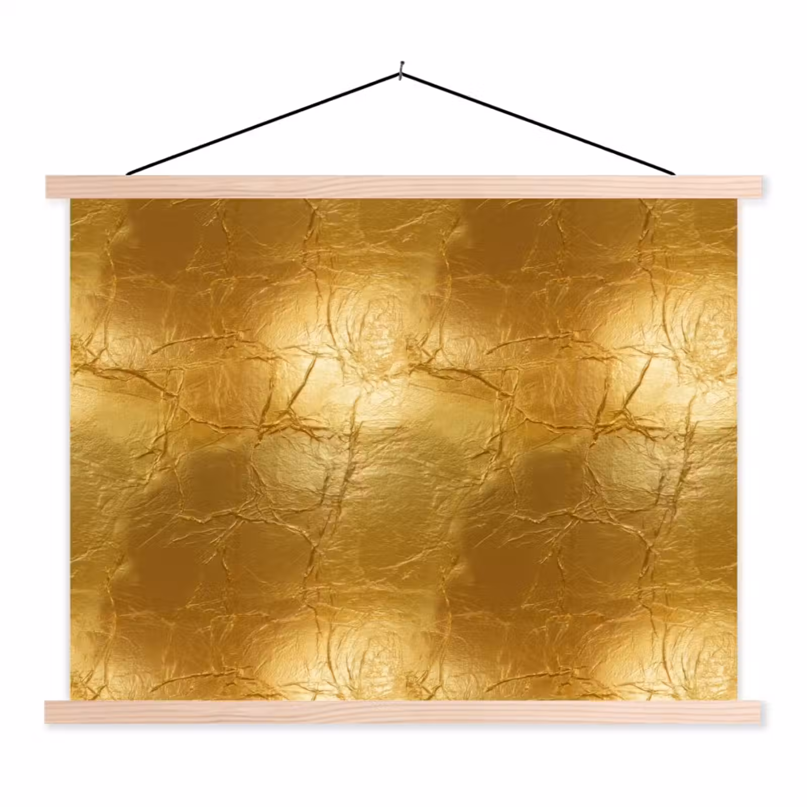 Schoolplaat - Bladgoud - Vintage - Textuur - Warm Goud — 1
