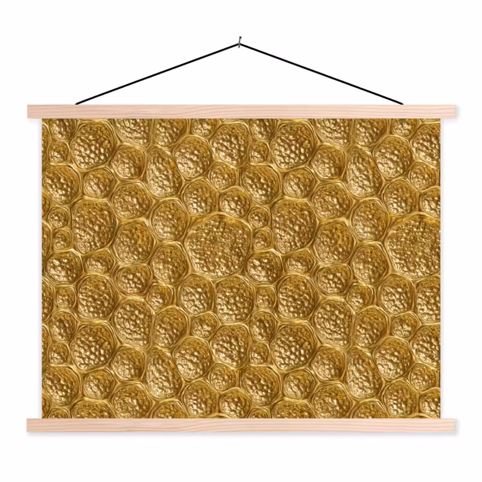 Schoolplaat - Gehamerd - Mozaïek - Antiek - Goud — 1