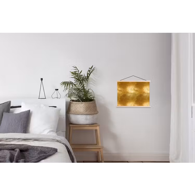 Schoolplaat - Bladgoud - Vintage - Textuur - Warm Goud — 2