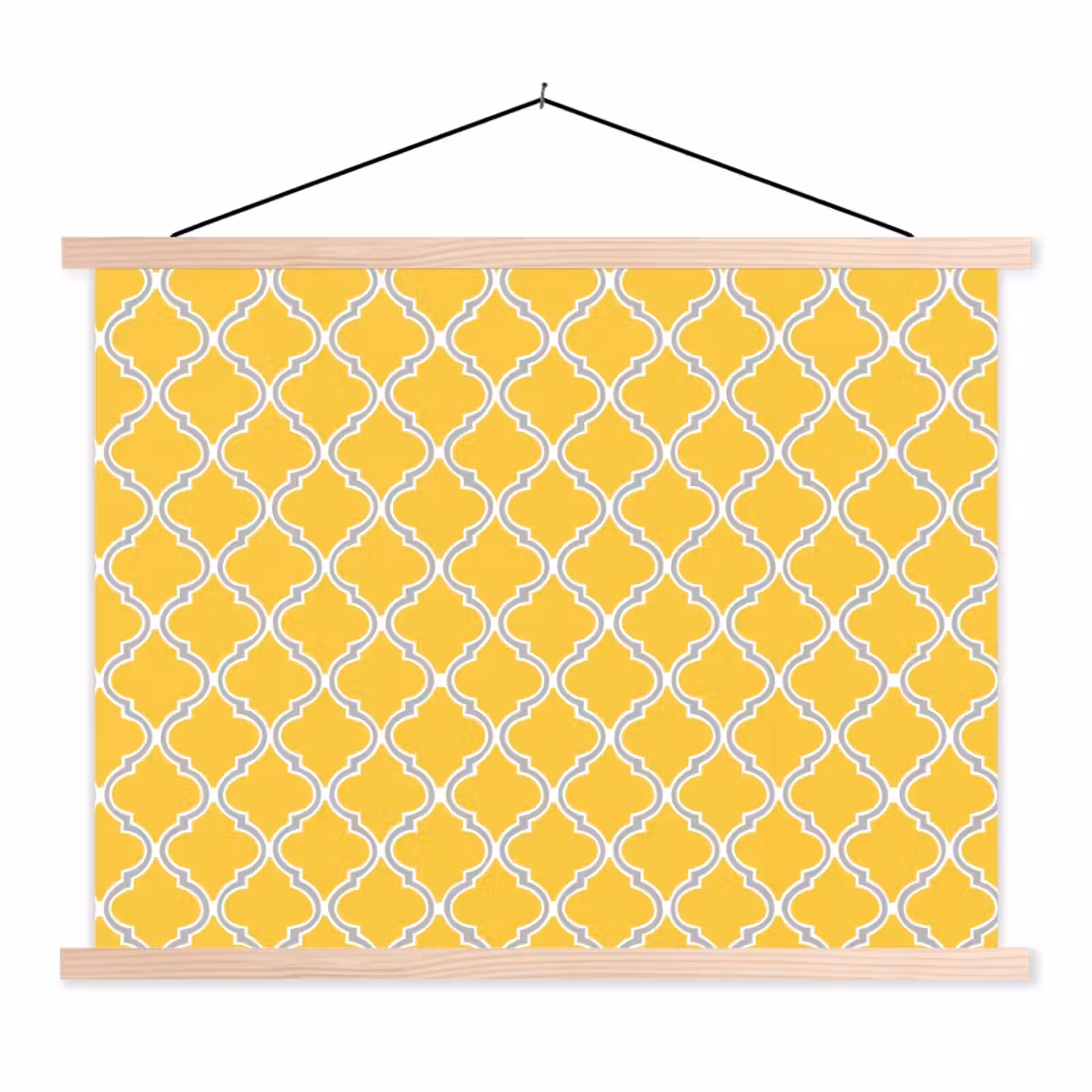 Schoolplaat - Lantaarn - Arabesk - Elegant - Geel — 1