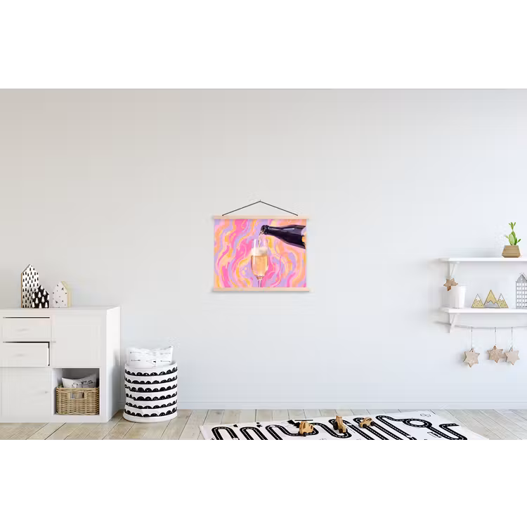 Schoolplaat - Drank - Inschenken - Feest - Abstract - Roze — 3