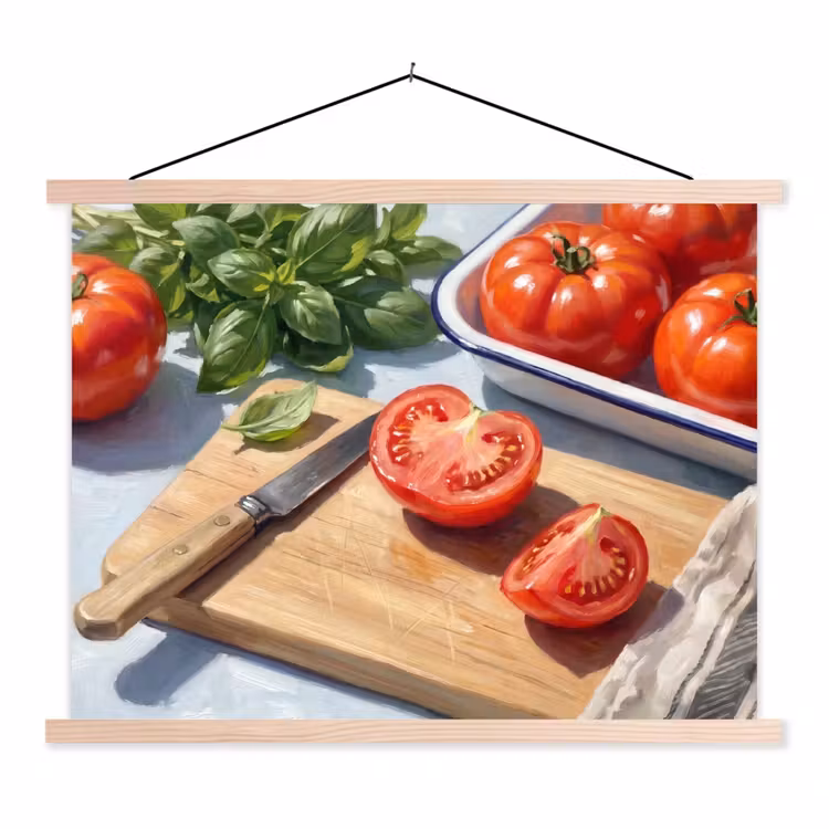 Schoolplaat - Eten - Keuken - Ingrediënten - Stillleven - Rood — 1