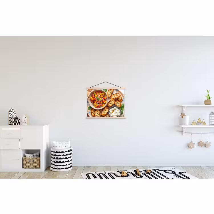 Schoolplaat - Eten - Tomaat - Brood - Kleurrijk - Keuken — 3