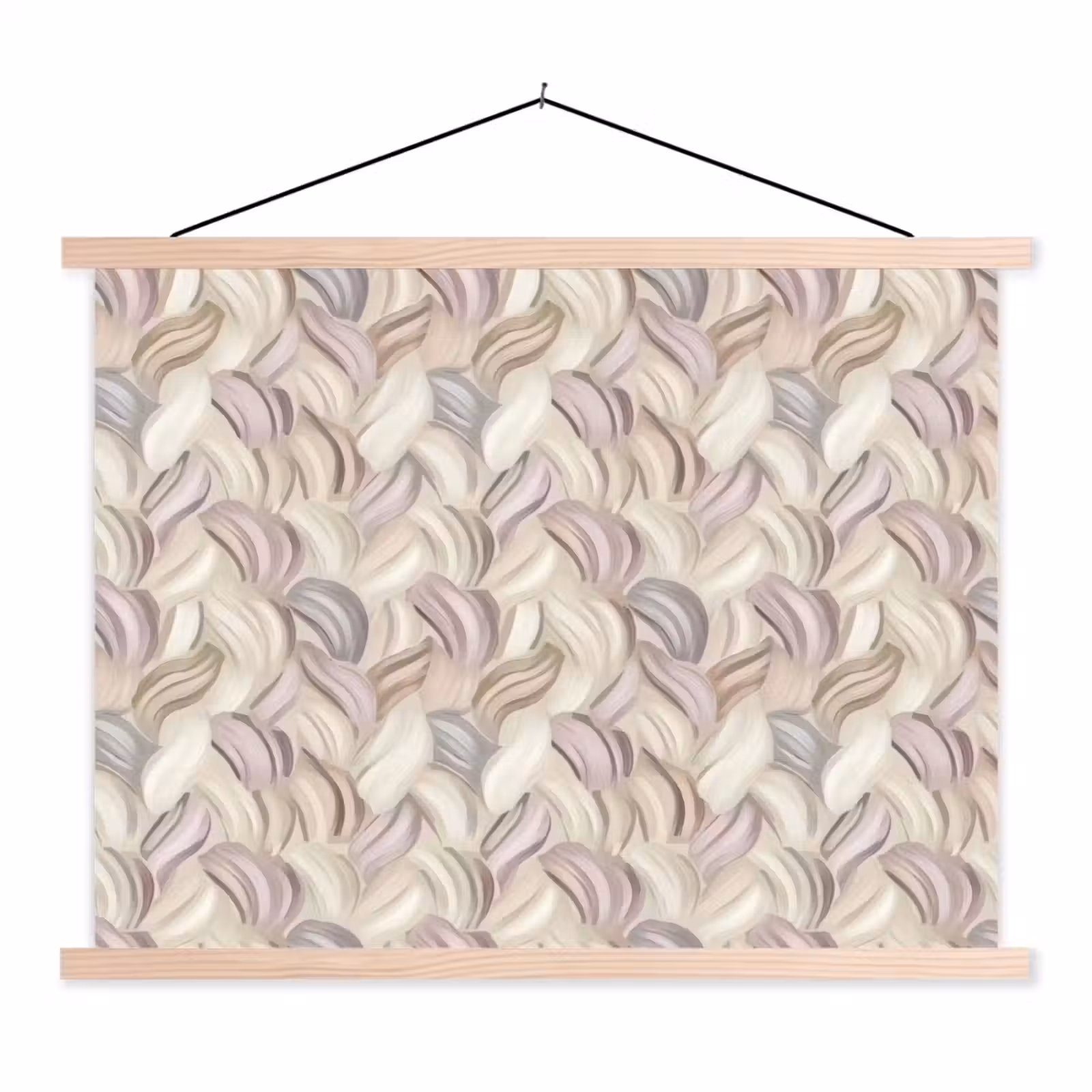 Schoolplaat - Abstract - Golvend - Pastel — 1