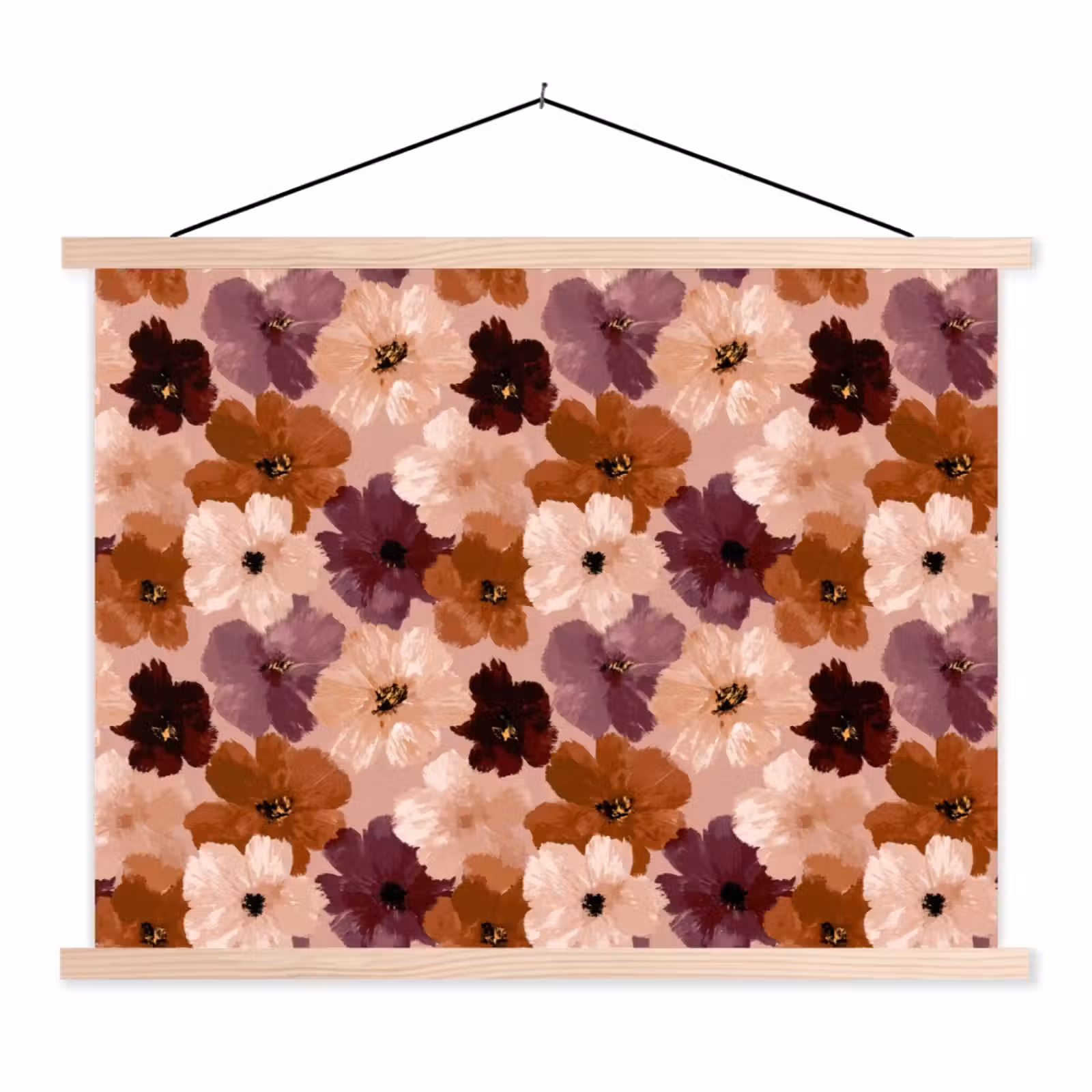 Schoolplaat - Bloemen - Abstract - Aardetinten — 1
