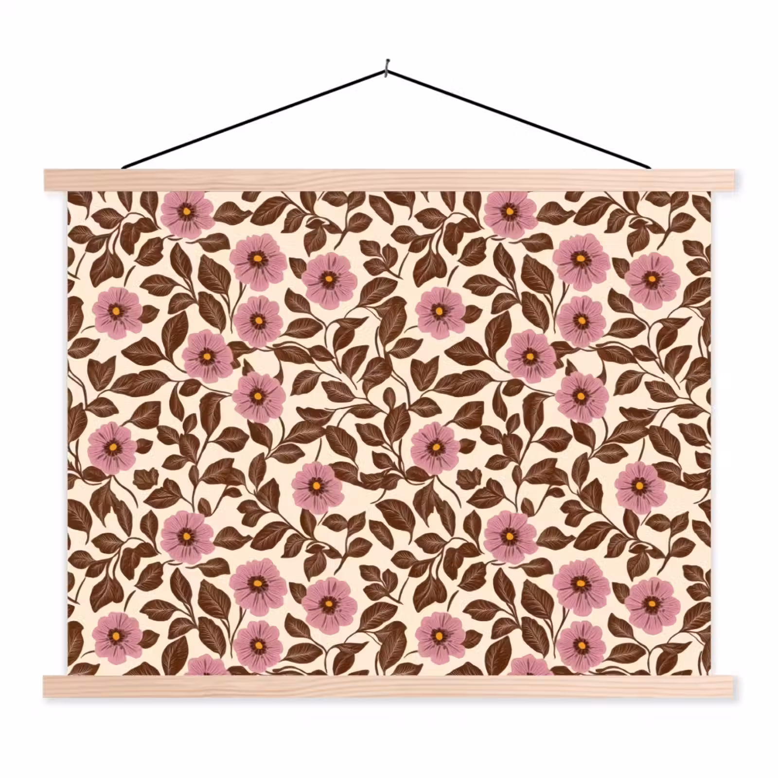 Schoolplaat - Bloemen - Bladeren - Kleurrijk — 1