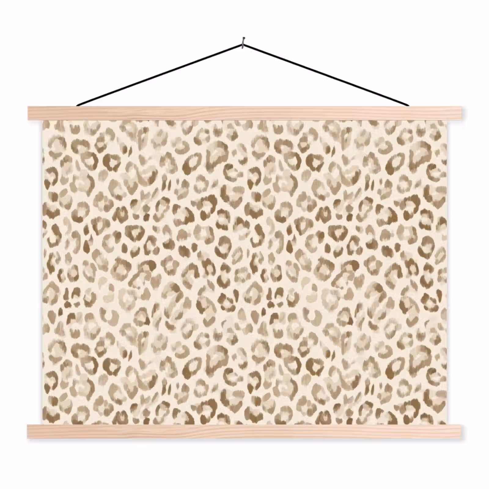 Schoolplaat - Luipaard - Klassiek - Beige — 1
