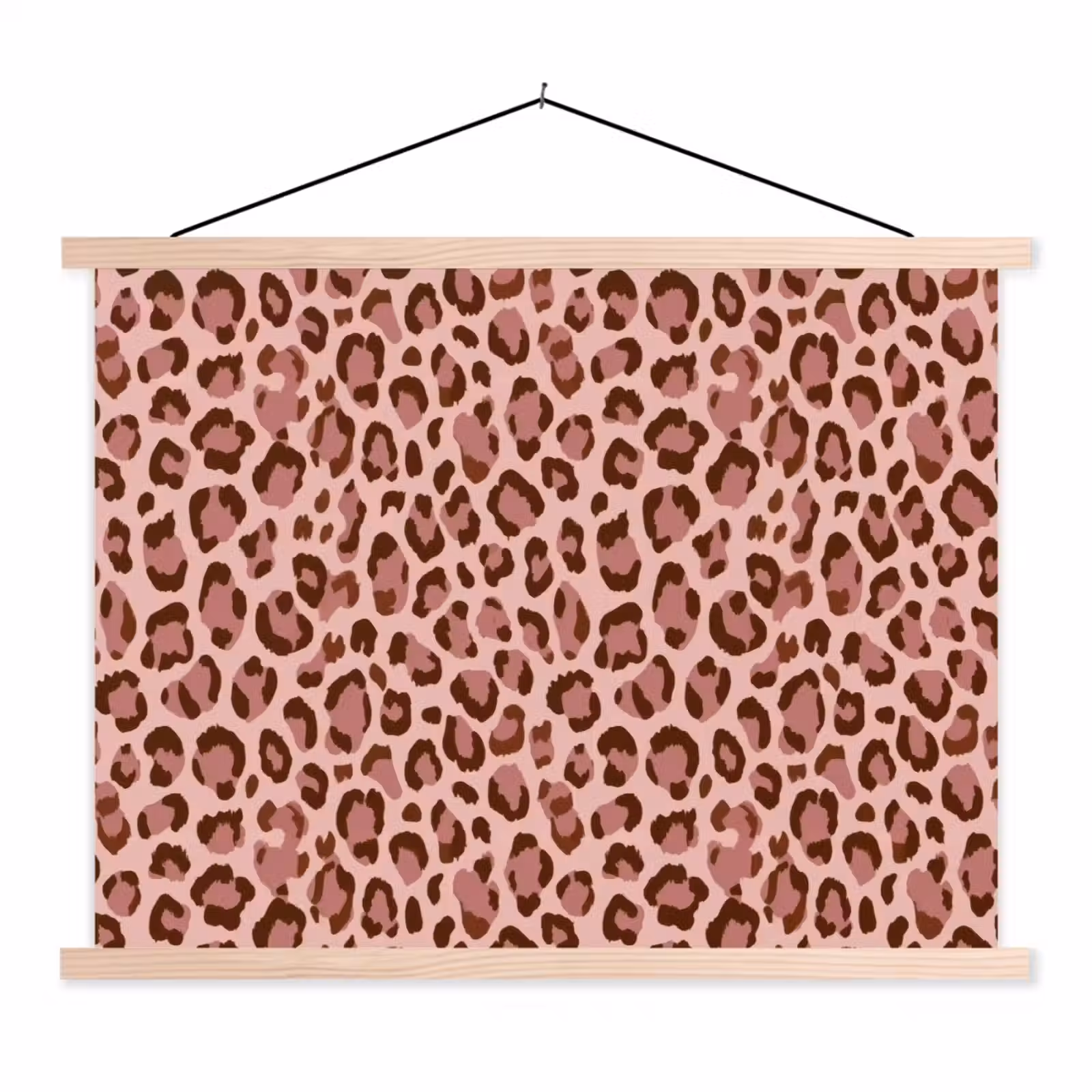 Schoolplaat - Luipaard - Patroon - Roze — 1