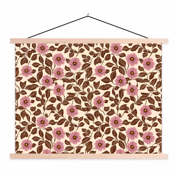 Schoolplaat - Bloemen - Bladeren - Kleurrijk — 1
